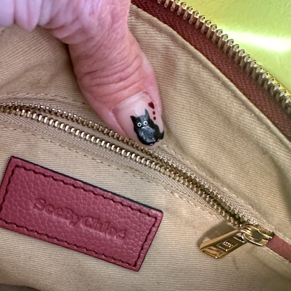 See By Chloe Burgundy Crossbody Bag. Burgundy is the color of the season. - Picture 9 of 17
